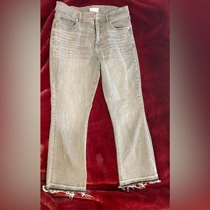LOFT High Rise Kick Crop jeans.  Lightly worn. Size 29/8
